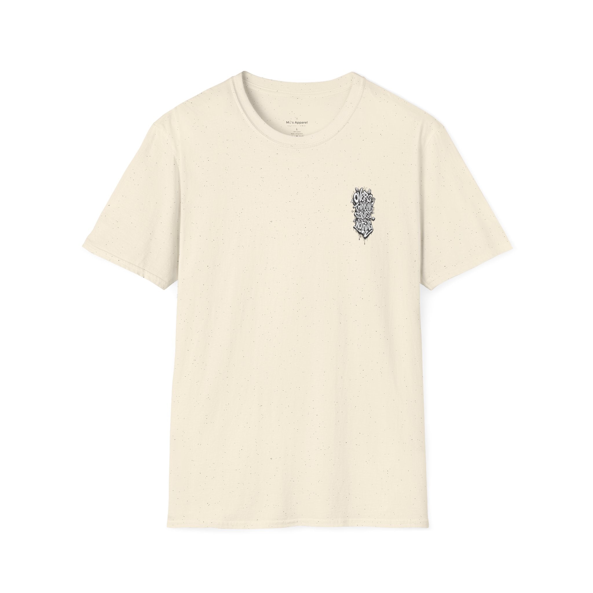 T-Shirt — “Overthinking Solves Nothing” Graphic Tee