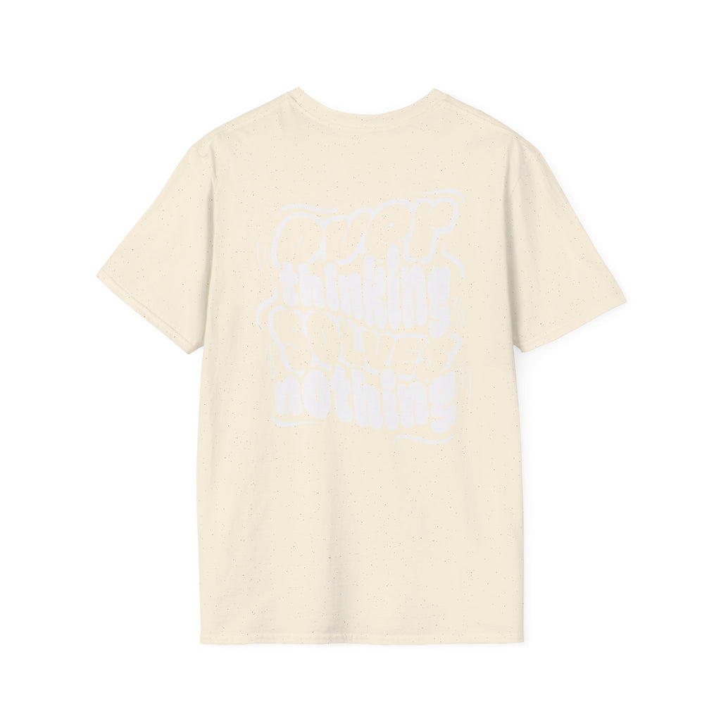 T-Shirt — “Overthinking Solves Nothing” Graphic Tee
